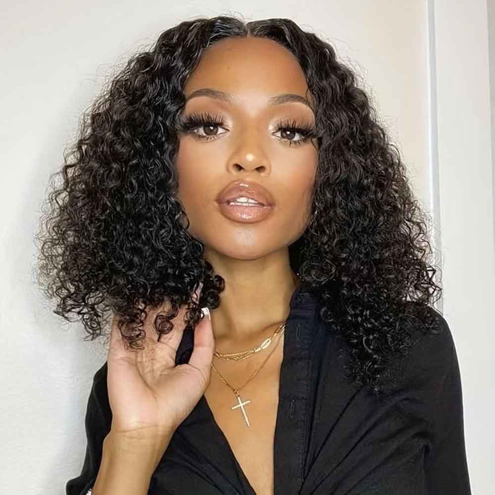 Lace Frontal Transparent Lace Virgin Hair Wig Natural Color