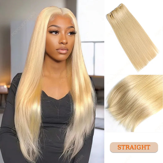 613# Blonde Virgin Hair Bundles & Closure/Frontal