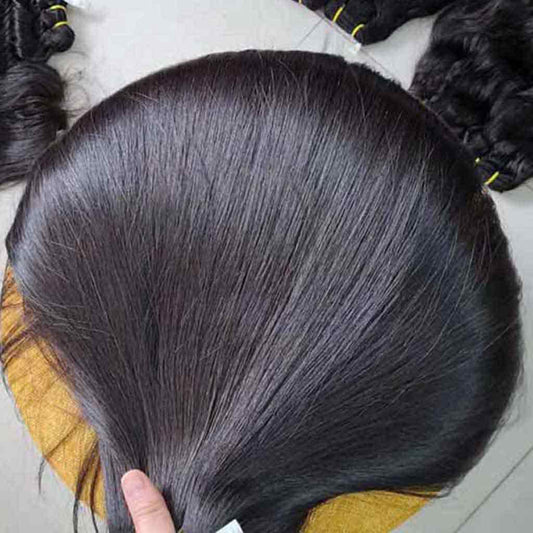 Vietnamese Hair Bundles Bone Straight Natural Color High Density Thick Hair