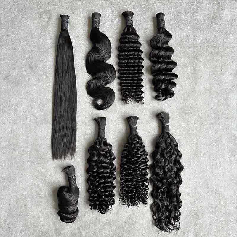 Bulk Hair, Virgin Hair For Braiding