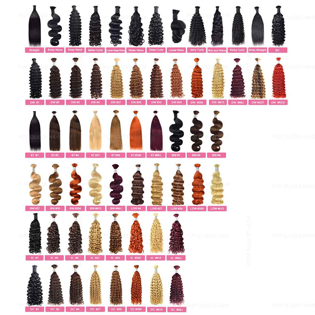 Bulk Hair, Virgin Hair For Braiding