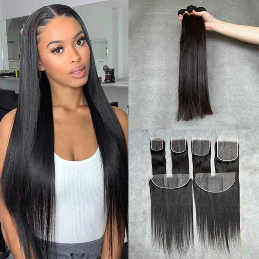 Raw Hair Bundles & Lace Closure/Frontal