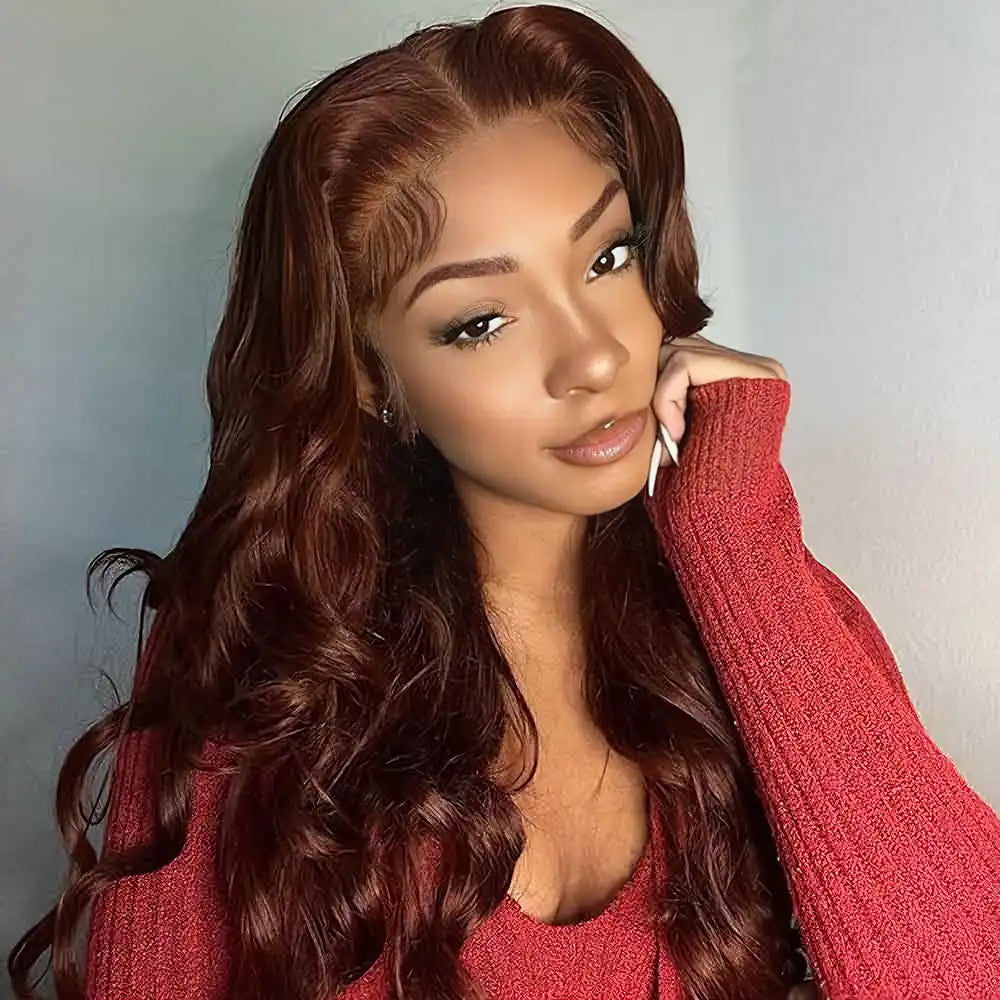 Transparent Lace Frontal Wig; 613# Blonde, 4#, 99j#, 350#, P4/27# Color