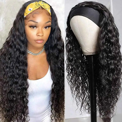 Headband Wig; Drawstring Half Wig; U-part Wig & V-part Wig Natural Color