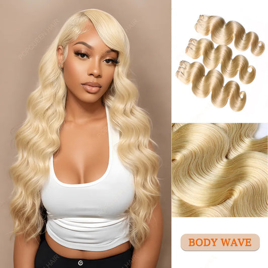 613# Blonde Virgin Hair Bundles & Closure/Frontal