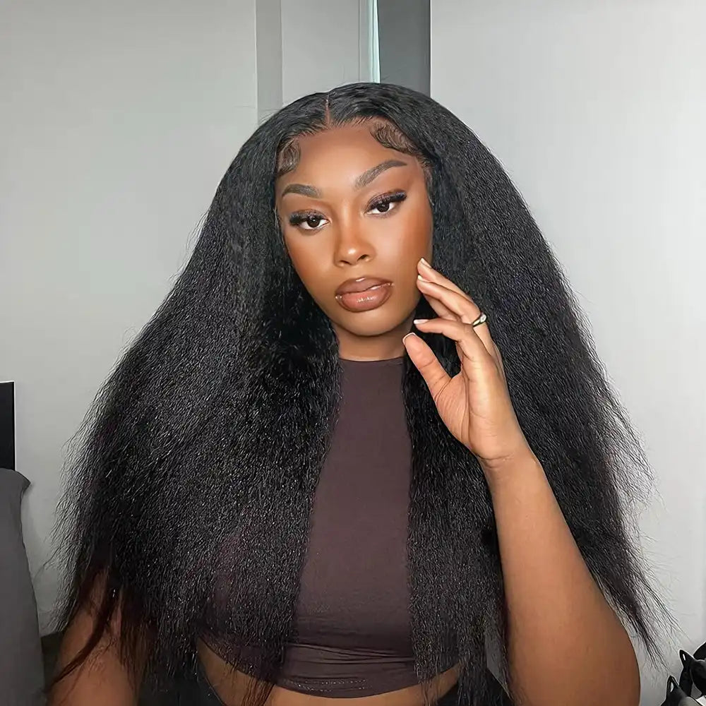 Lace Frontal Transparent Lace Virgin Hair Wig Natural Color