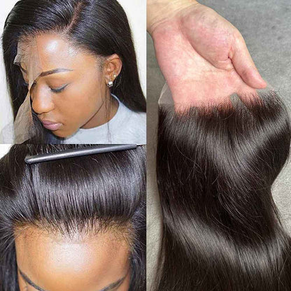 Raw Hair Lace Closure And Frontal