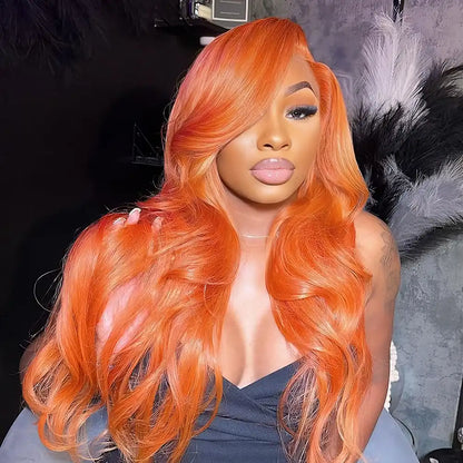 Transparent Lace Frontal Wig; 613# Blonde, 4#, 99j#, 350#, P4/27# Color