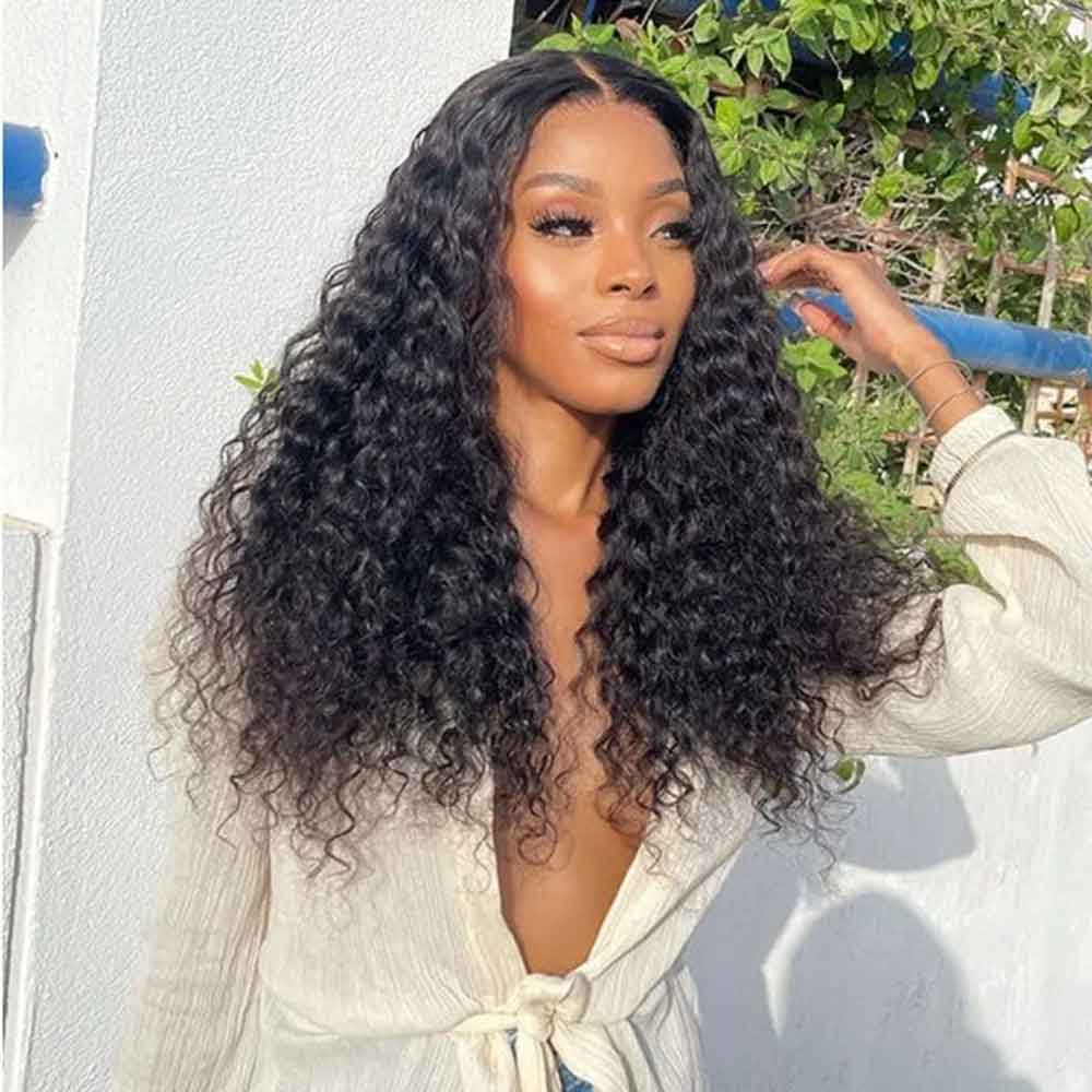 Custom Made Raw Hair HD Swiss Lace Closure Or Frontal Wig 180% Density