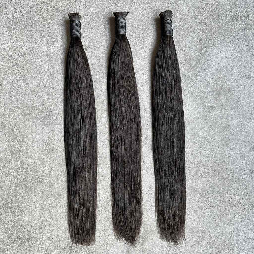 New Arrive Natural Color Virgin Hair Bulk, Straight, Body Wave and Deep Wave