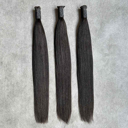 New Arrive Natural Color Virgin Hair Bulk, Straight, Body Wave and Deep Wave