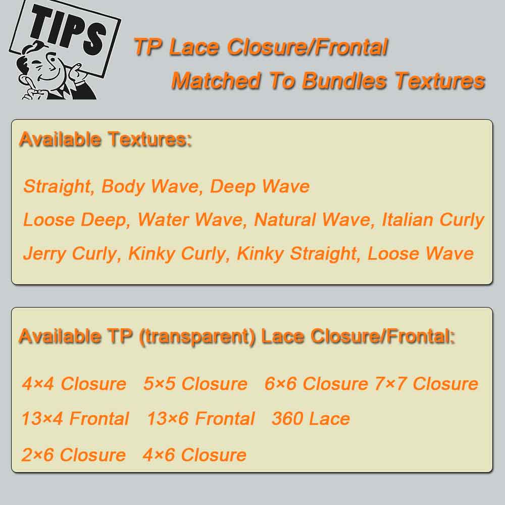 Virgin Hair Bundles And Clsoure/Frontal Deal