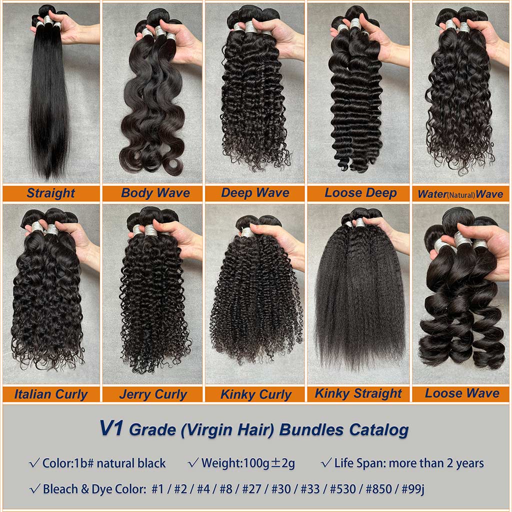 Virgin Hair Bundles And Clsoure/Frontal Deal