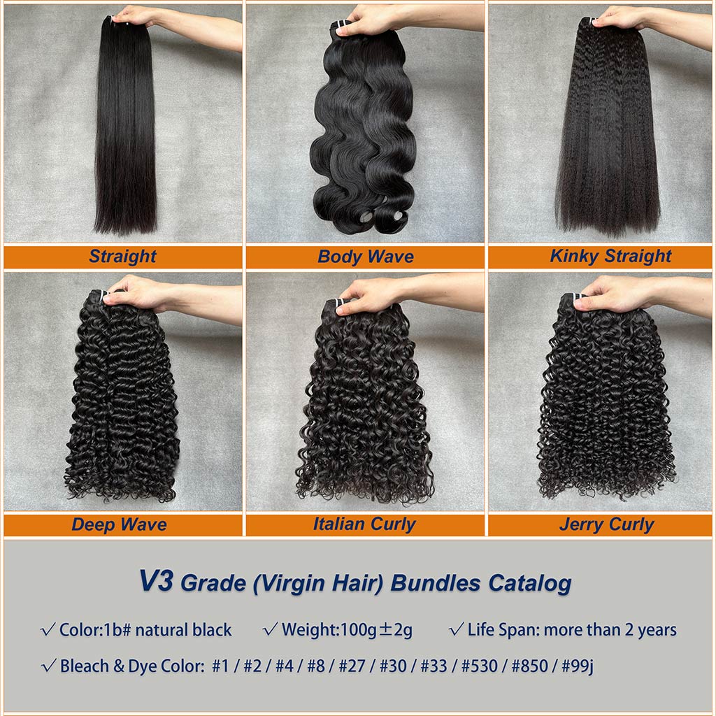 Virgin Hair Bundles And Clsoure/Frontal Deal