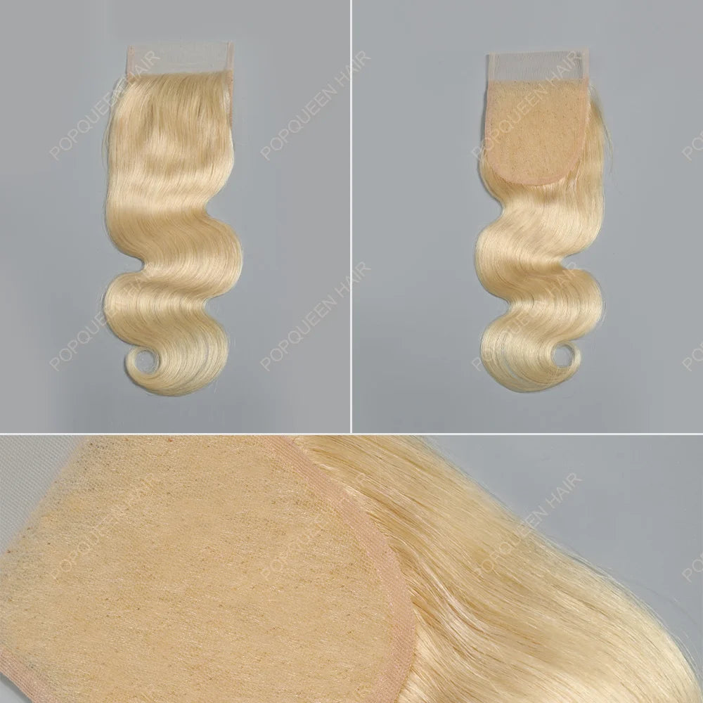 613# Blonde Virgin Hair Bundles & Closure/Frontal