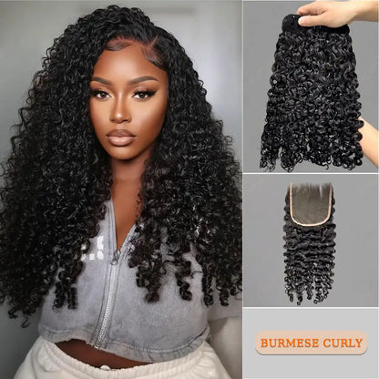 Virgin Hair Bundles & Lace Closure/Frontal