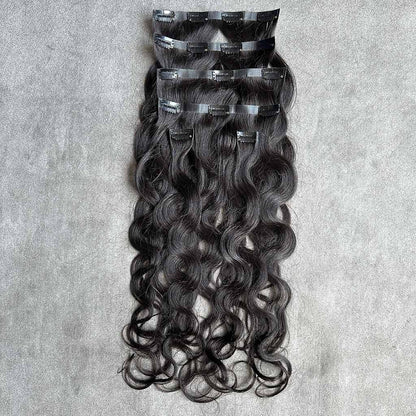 Clip Hair, PU Seamless Clip Hair & Lace Type Clip Hair