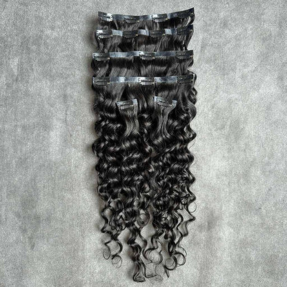 Clip Hair, PU Seamless Clip Hair & Lace Type Clip Hair