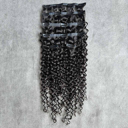 Clip Hair, PU Seamless Clip Hair & Lace Type Clip Hair