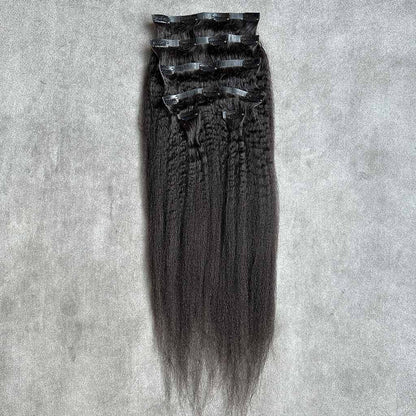 Clip Hair, PU Seamless Clip Hair & Lace Type Clip Hair