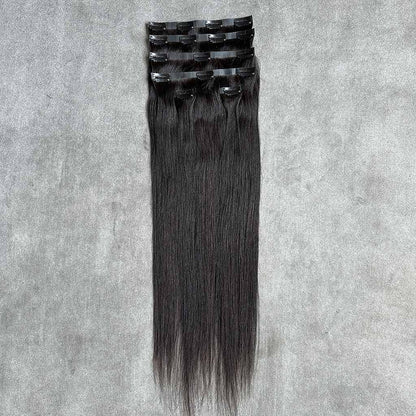 Clip Hair, PU Seamless Clip Hair & Lace Type Clip Hair