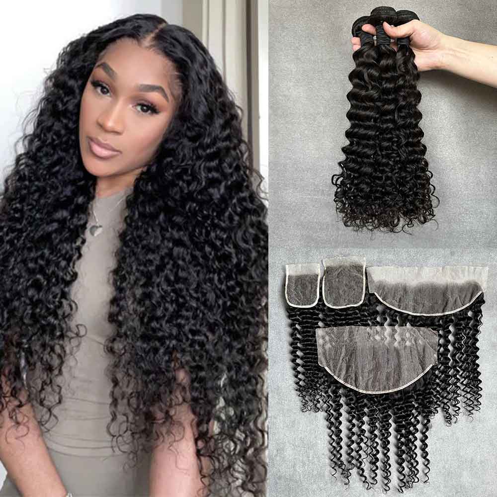 Virgin Hair Bundles And Clsoure/Frontal Deal