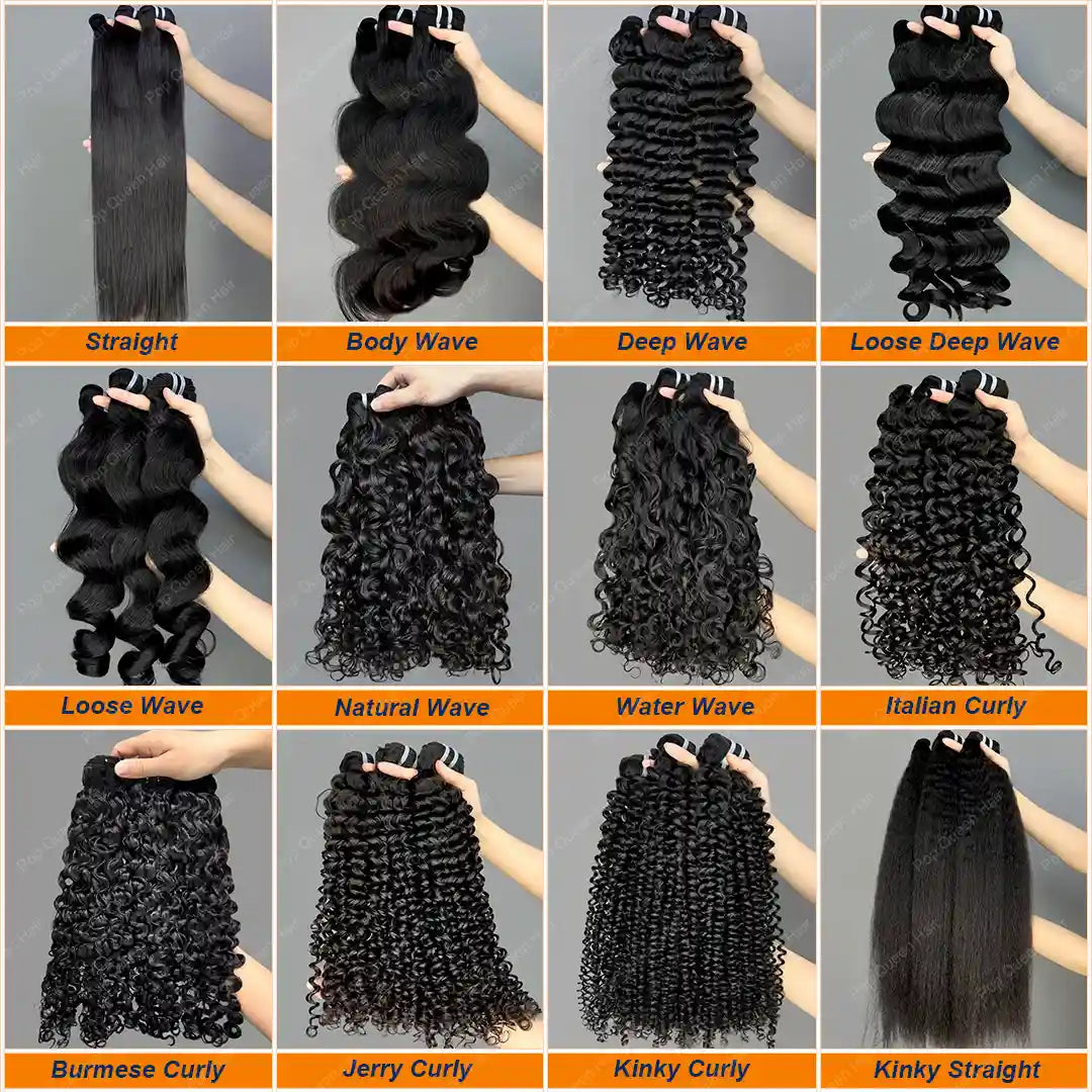 Virgin Hair Bundles & Lace Closure/Frontal