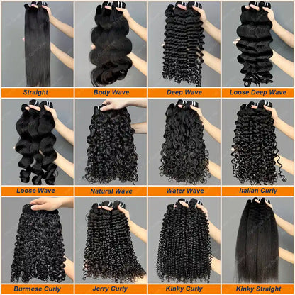 Virgin Hair Bundles & Lace Closure/Frontal
