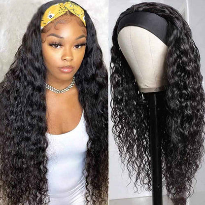 Headband Wig / U-part Wig & V-part Wig 1b# Natural Black Color