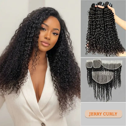 Virgin Hair Bundles & Lace Closure/Frontal