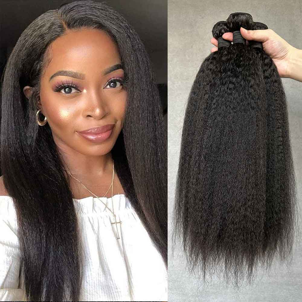 Virgin Hair Bundles And Raw Hair Bundles 1b# Natural Black Color