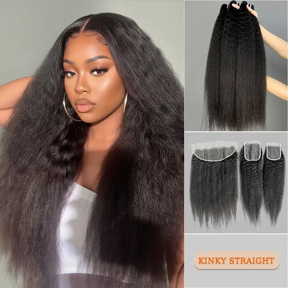 Virgin Hair Bundles & Lace Closure/Frontal