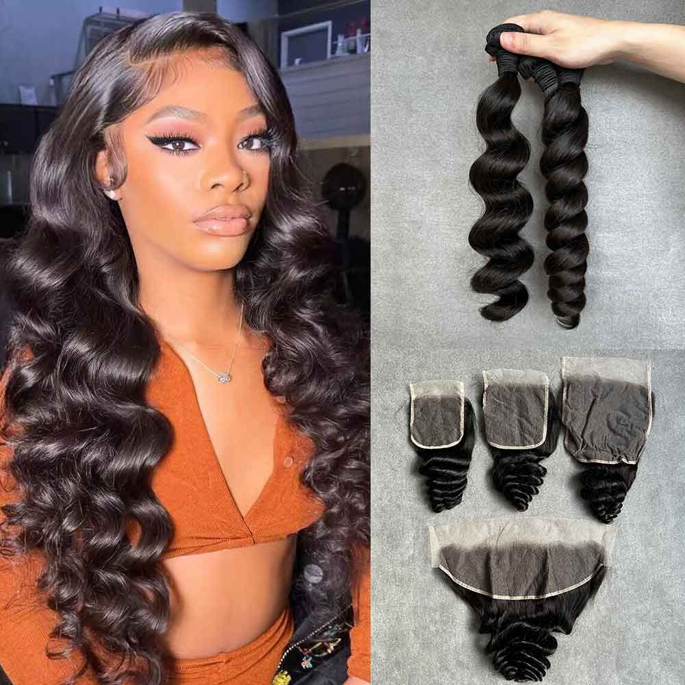 Virgin Hair Bundles And Clsoure/Frontal Deal