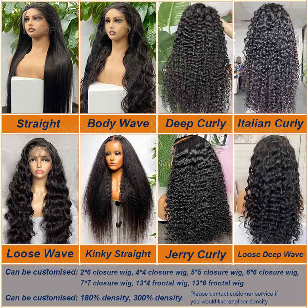 Custom Made Virgin Hair Lace Closure Or Frontal Wig
