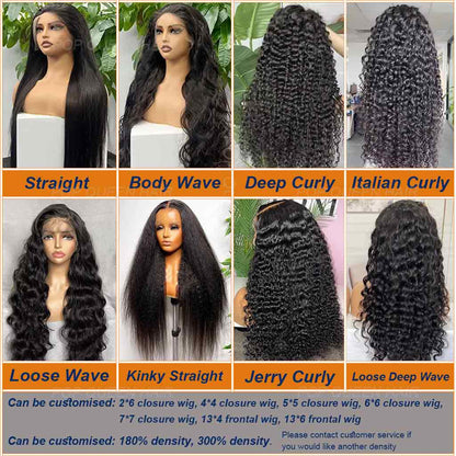 Custom Made Virgin Hair Lace Closure Or Frontal Wig