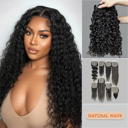 Virgin Hair Bundles & Lace Closure/Frontal