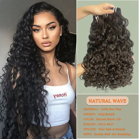 Raw Hair Bundles & Lace Closure/Frontal