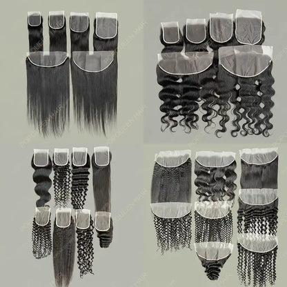 Raw Hair Bundles & Lace Closure/Frontal