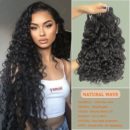 Raw Hair Bundles & Lace Closure/Frontal