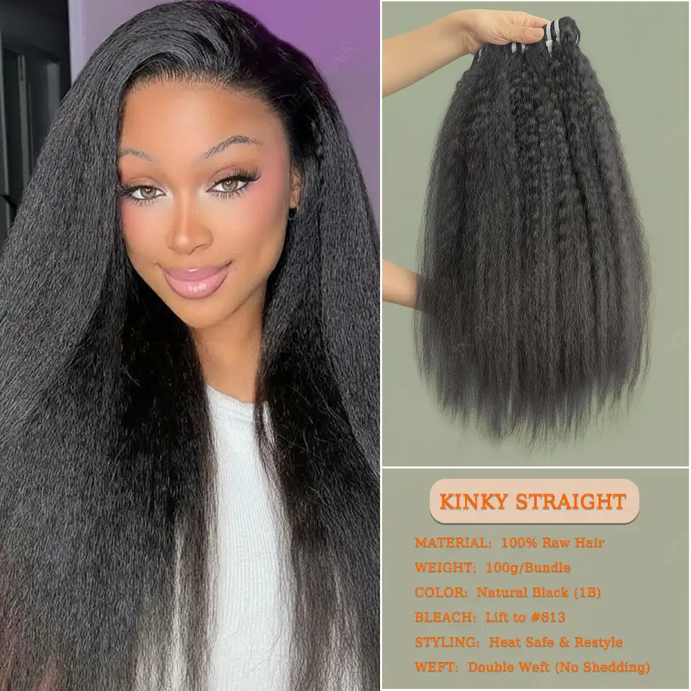 Raw Hair Bundles & Lace Closure/Frontal